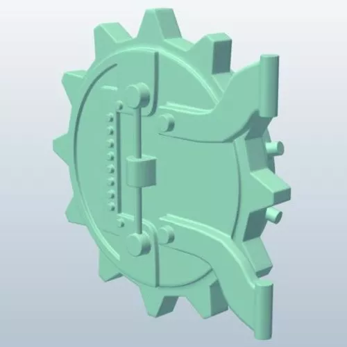 Steampunk Engine Wheels 3d model