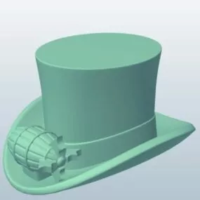 Steampunk Magic Hat 3d model