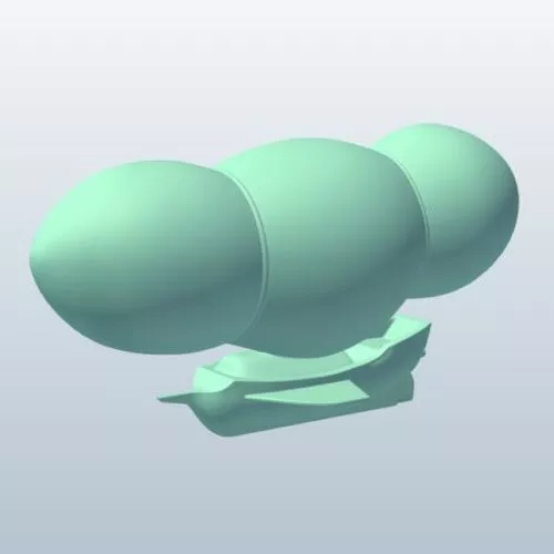 Steampunk Engine Wheels 3d model