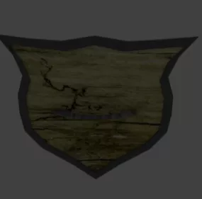Steel Framed Shield 3d model