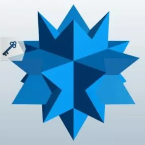 Stellated Truncated Hexahedron Shaped 3d model