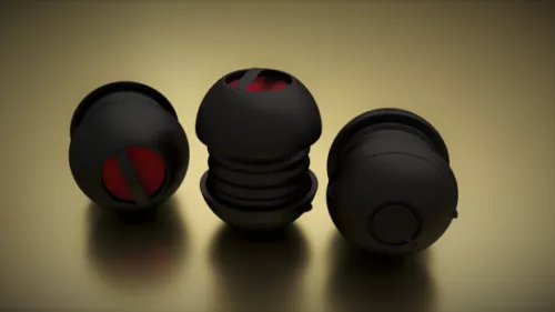Stereo Earphone Speakers 3d model Stereo Earphone Speakers 3d model