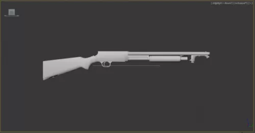 Candy Shotgun, Gaming Weapon 3d model