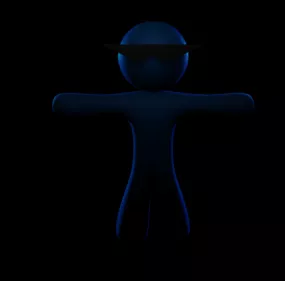 Stickman Character 3d model