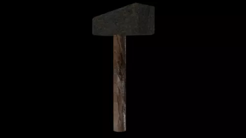 Wood Hammer Tool 3d model