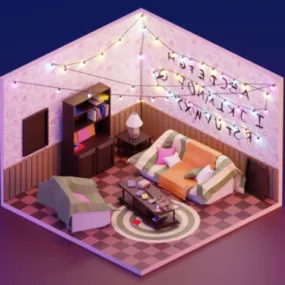 Byers House Lowpoly 3d model