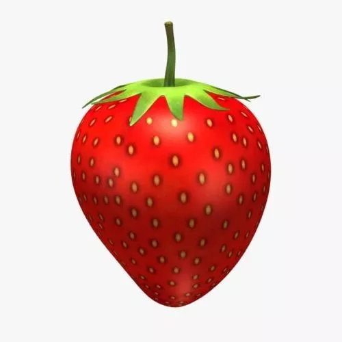Red Strawberry V1 3d model Red Strawberry V1 3d model