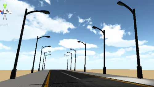 Lamppost Dual Side 3d model