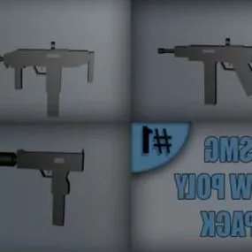 Submachine Gun Collection 3d model