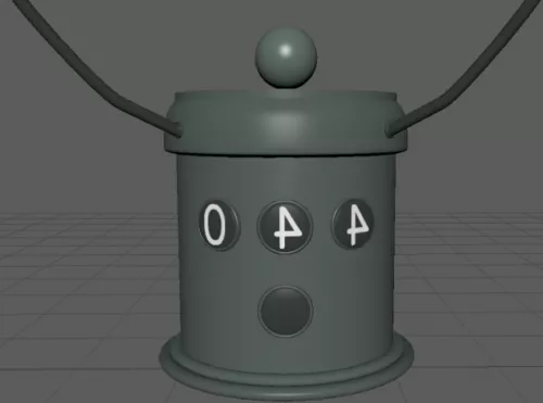 Vintage Telescope 3d model