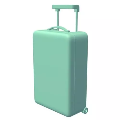 Suitcase Medium Size 3d model Suitcase Medium Size 3d model