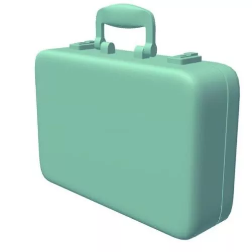 Suitcase Small Size 3d model Suitcase Small Size 3d model