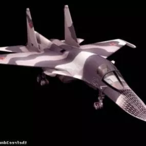 Sukhoi 34 Aircraft 3d model