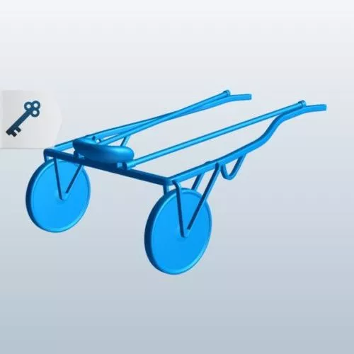 Small Boat Toy 3d model