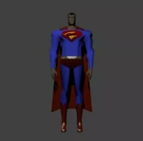 Movie Superman Character 3d model