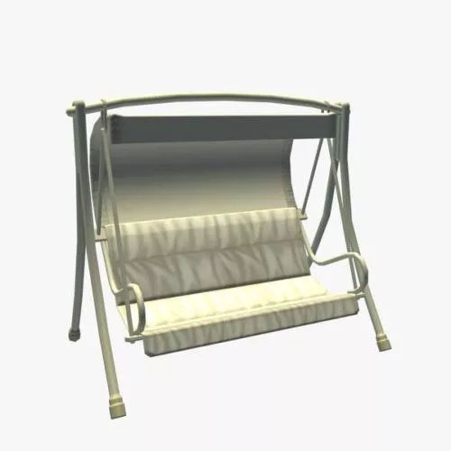 Outdoor Iron Swing 3d model Outdoor Iron Swing 3d model