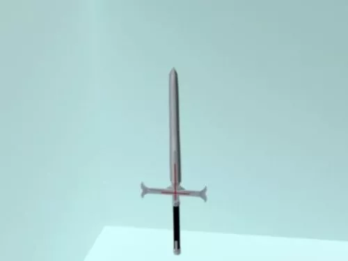 Lightsabers Sword With Character 3d model