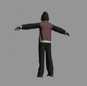 Character Sword Man 3d model