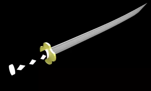 Short Sword Weapon Set 3d model