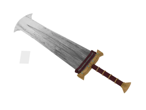 Game Sword Straight Sword 3d model