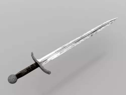 Magic Sword Cartoon Weapon 3d model