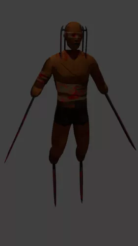 Swordsman Xman Character 3d model Swordsman Xman Character 3d model