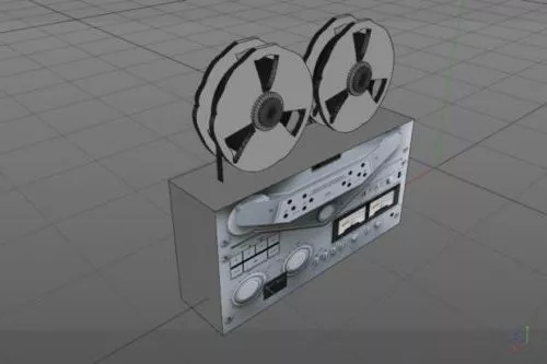 Audio Recorder Gadget H4n 3d model
