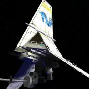 T-16 Skyhopper Spacecraft 3d model