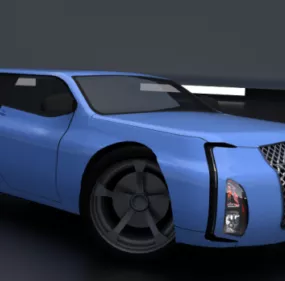 Ts Electric Car 3d model