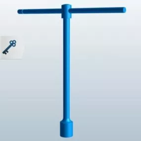 T Wrench Printable 3d model