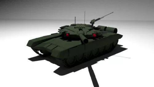 Futuristic Super Tank 3d model