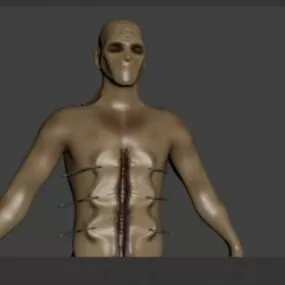 Human Monster Character 3d model