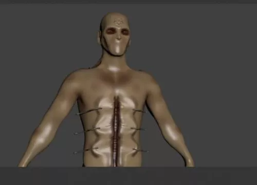 Human Monster Character 3d model Human Monster Character 3d model