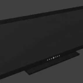 Wide Lcd Tv V1 3d model