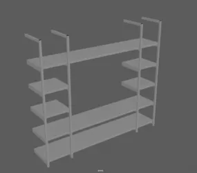 Home Tv Table Shelf 3d model