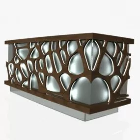 Decorative Reception Table 3d model