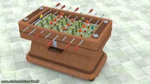 Sport Table Football V1 3d model Sport Table Football V1 3d model