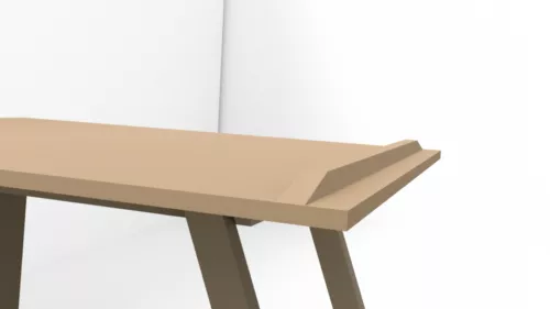 Wood Table Lowpoly 3d model Wood Table Lowpoly 3d model