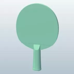 Lowpoly Table Tennis Paddle 3d model