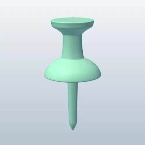 Pin Tack 3d model Pin Tack 3d model
