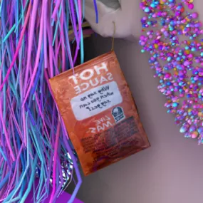 Taco Bell Hot Sauce 3d model