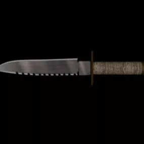 Medieval Tactical Knife 3d model
