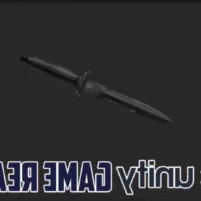 Tactical Knife Warrior Weapon 3d model