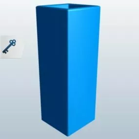 Square Vase 3d model