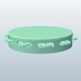 Tambourine 3d model