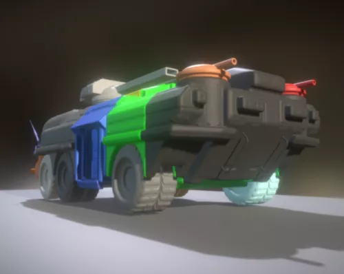 Concept Heavy Tank 3d model