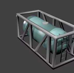 Industrial Tank Gasoline 3d model