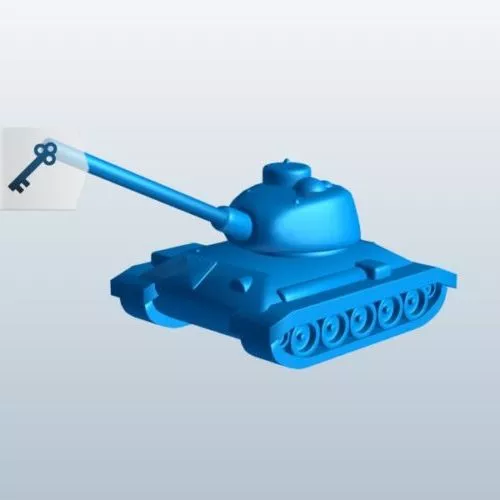 Sci Fi Robot Tank 3d model