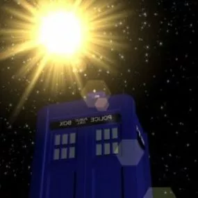 Tardis Box Lowpoly 3d model