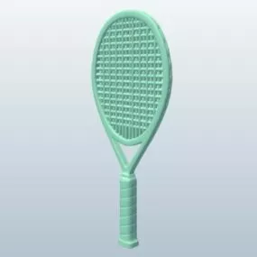 Tennis Racket Lowpoly 3d model